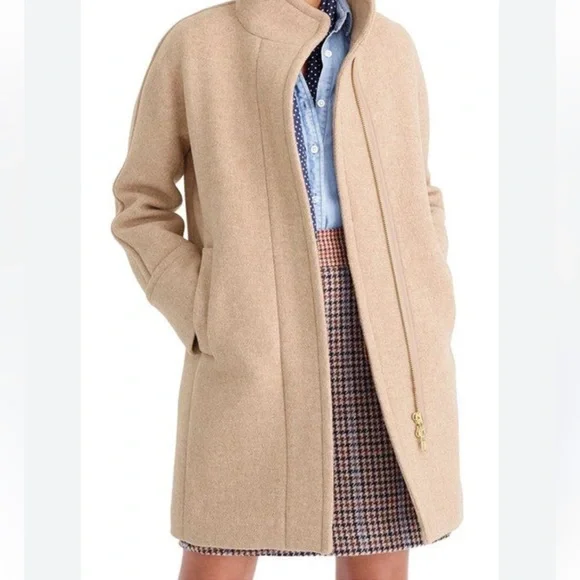 J Crew Stadium Cloth Cocoon Coat